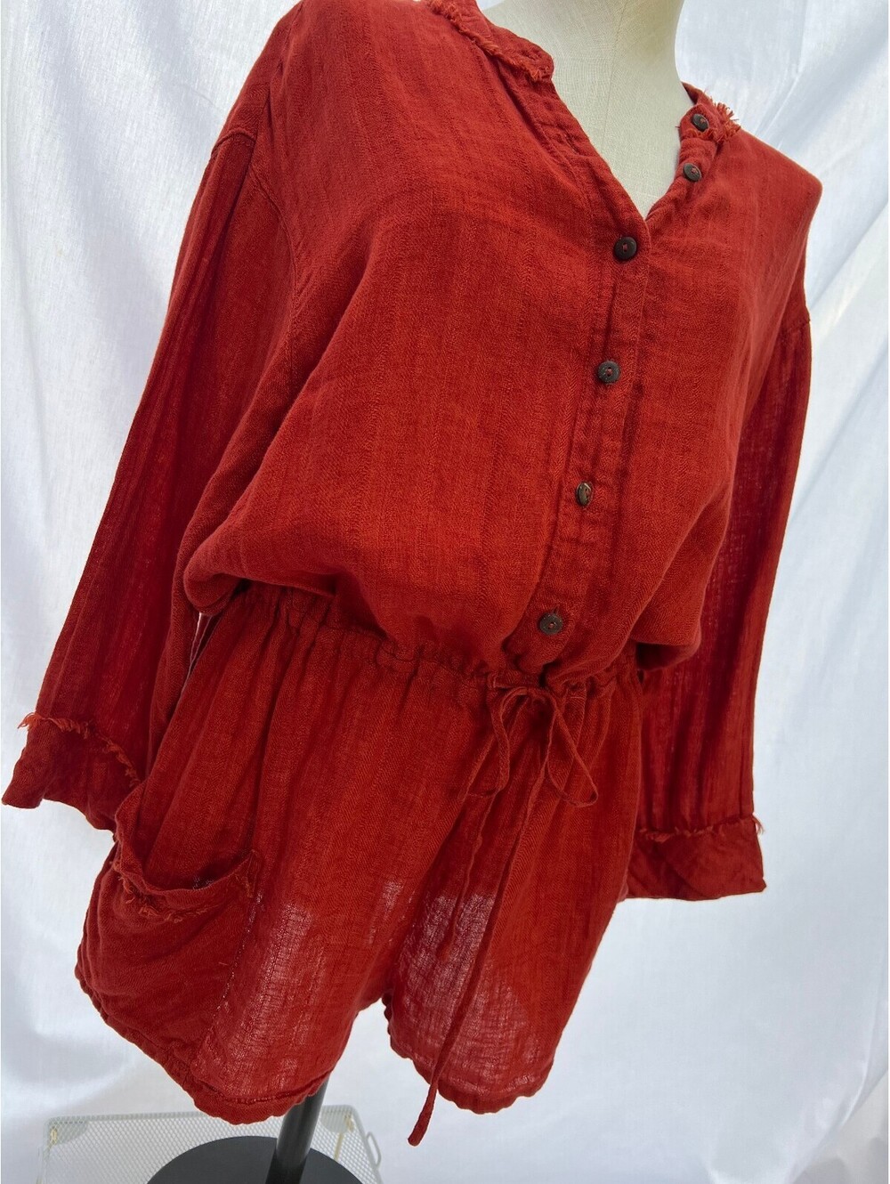 Free People Beautiful Boho style Romper, Linen